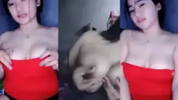 Ariani Si Cantik Berbaju Merah, Toket Montoknya Diremas-remas Penuh Nafsu