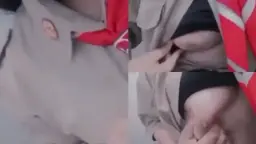 Siswi Sma Pramuka Pamer Payudara Montok Menggoda