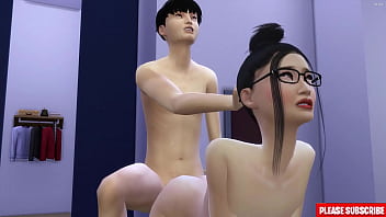Anak Tiri Menggila Di Ranjang Dengan Ibu Tiri Korea Yang Bergairah