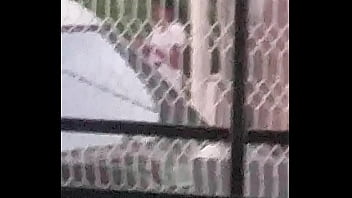 Tetangga Cewek Desi Langsing Ketahuan Lagi Ngentot