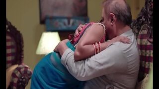 Bahu Memuaskan Hasrat Ayah Mertua Dalam Adegan Panas Bergaya India