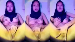 Pemilik Jilbab Biru Yang Bikin Geger Dan Bikin Napsu Meluap