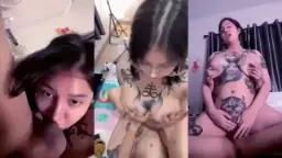 Gadis Remaja Berbadan Seksi Bergambar Tato Bercinta