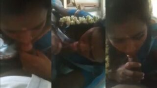 Gadis Chennai Menggoyang Lidahnya Dengan Gaya Tamil Untuk Memuaskan Kekasihnya