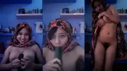 Meruchan Hijab Colmek Pake Timun, Nikmatnya Bikin Muncrat