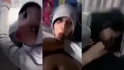 Paksa Si Cantik Berjilbab Ngerokok Kontol Sampai Basah.