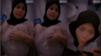 Jilbab Item, Toket Gede, Goyang Brutal Di Tiktok Bikin Ngilu.