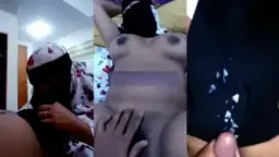 Genjot Memek Cewek Bercadar Di Kosan, Sampe Muncrat Basah.