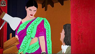 Desi Indian Bhabhi Gila Nafsu, Godain Anak Kos Buat Ngentot Sampai Puas